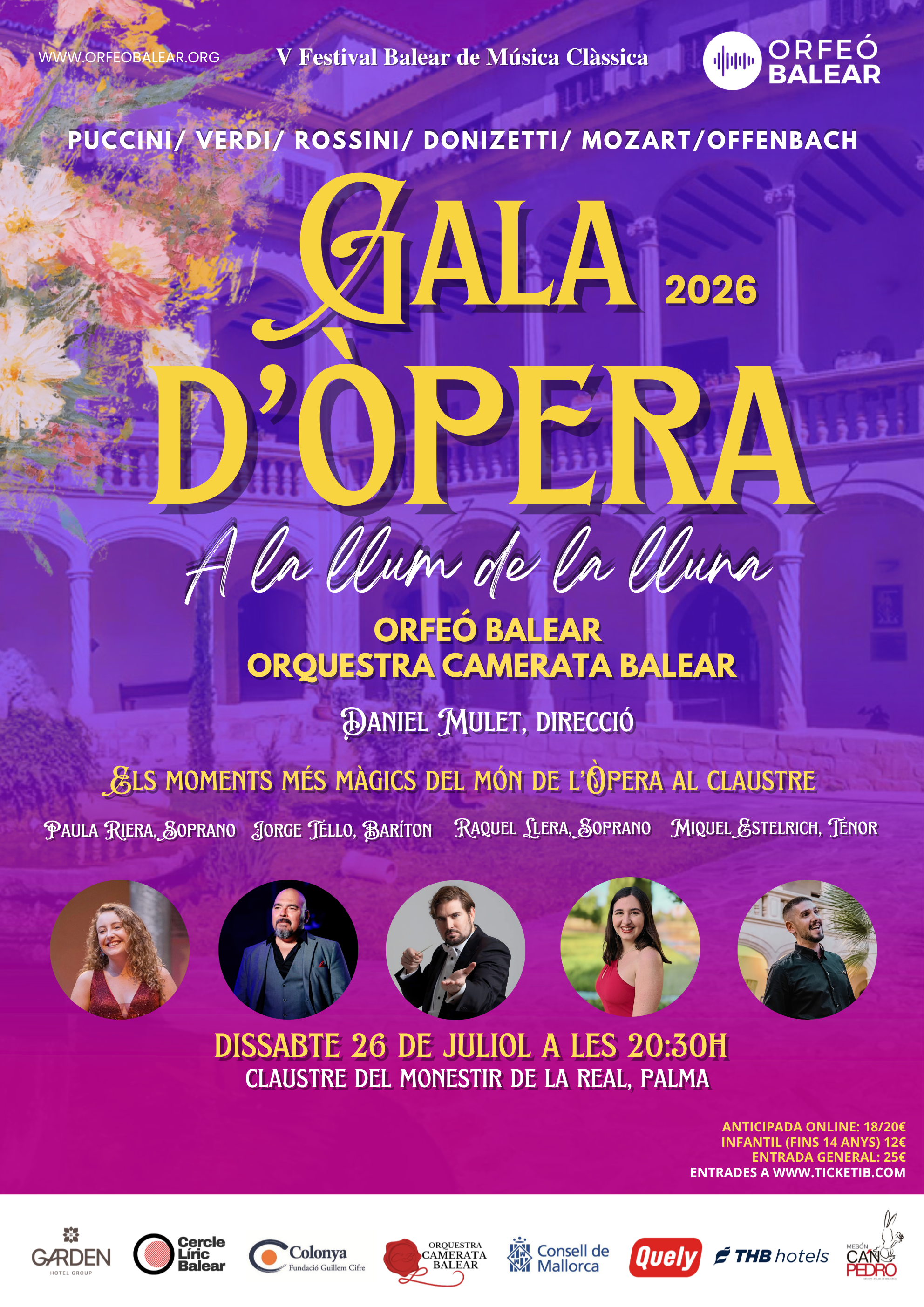 Gala de Ópera: A la Luz de la Luna — Orfeó Balear