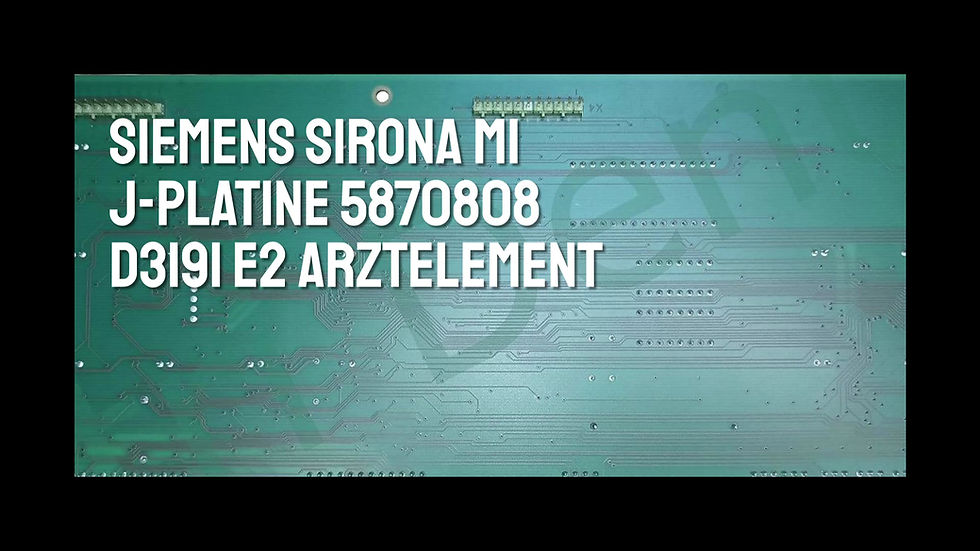 Thumbnail: SIEMENS Sirona M1 J board 5870808 D3191 E2 doctor element