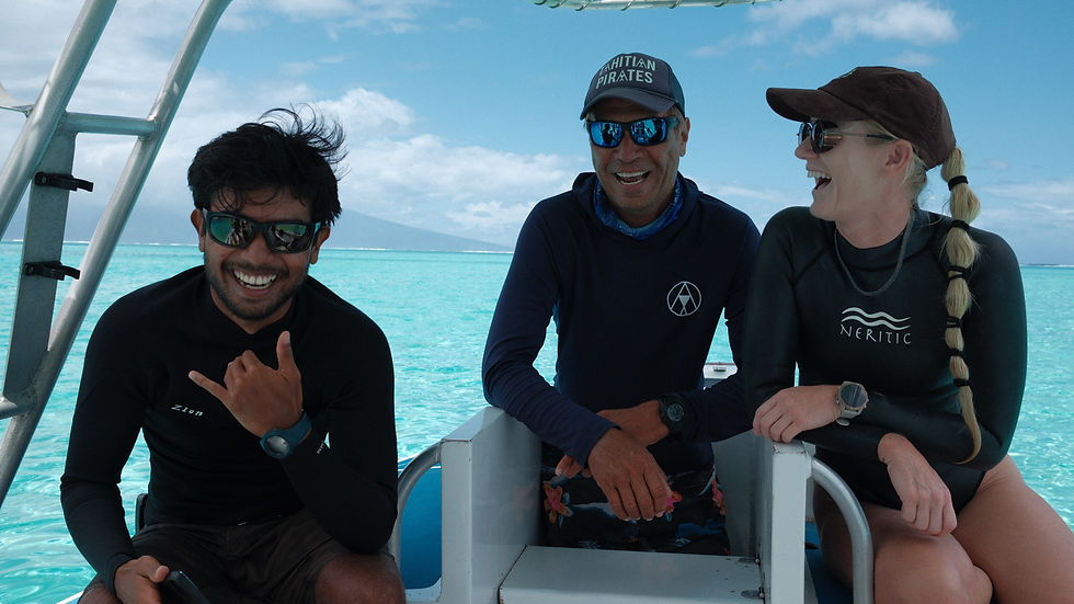 Our captain, guide & trip leader in Mo'orea