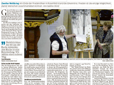 Article presse Rosenfeld (Allemagne)