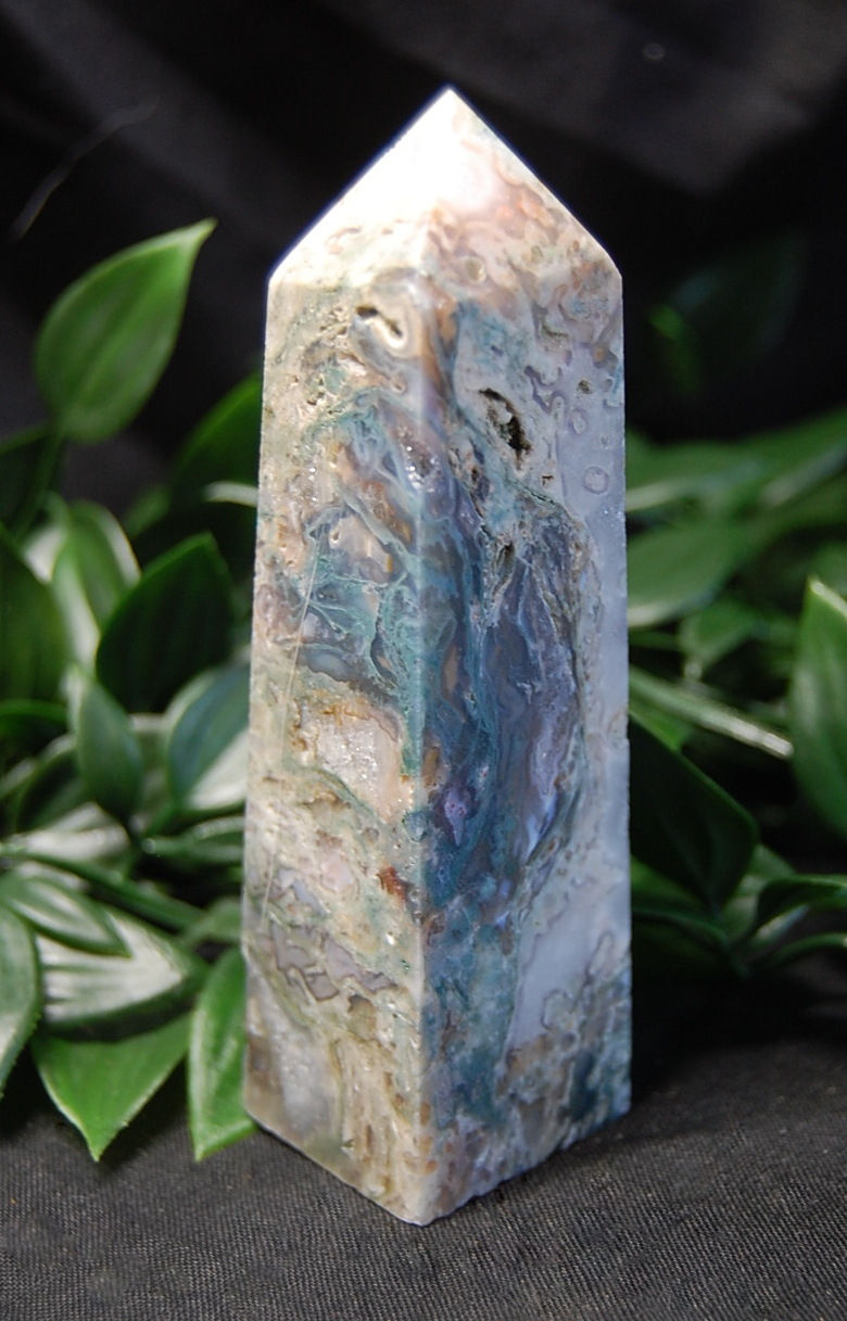 Moss Agate Tower withDruzy