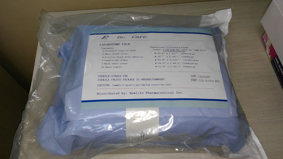 102. laparatomy pack