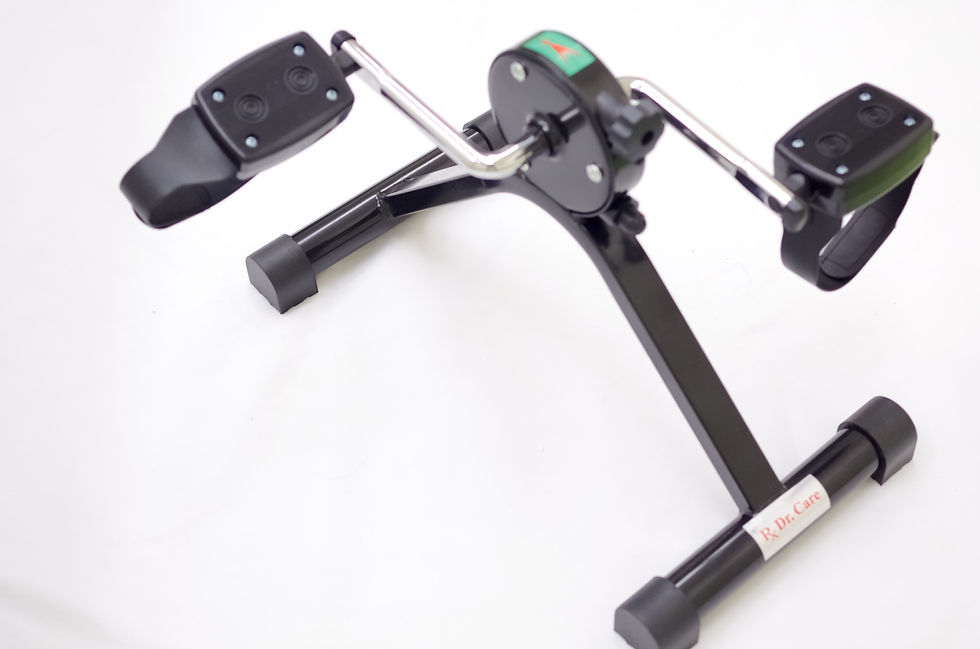 124. Pedal Exerciser (Black, White & Blue)