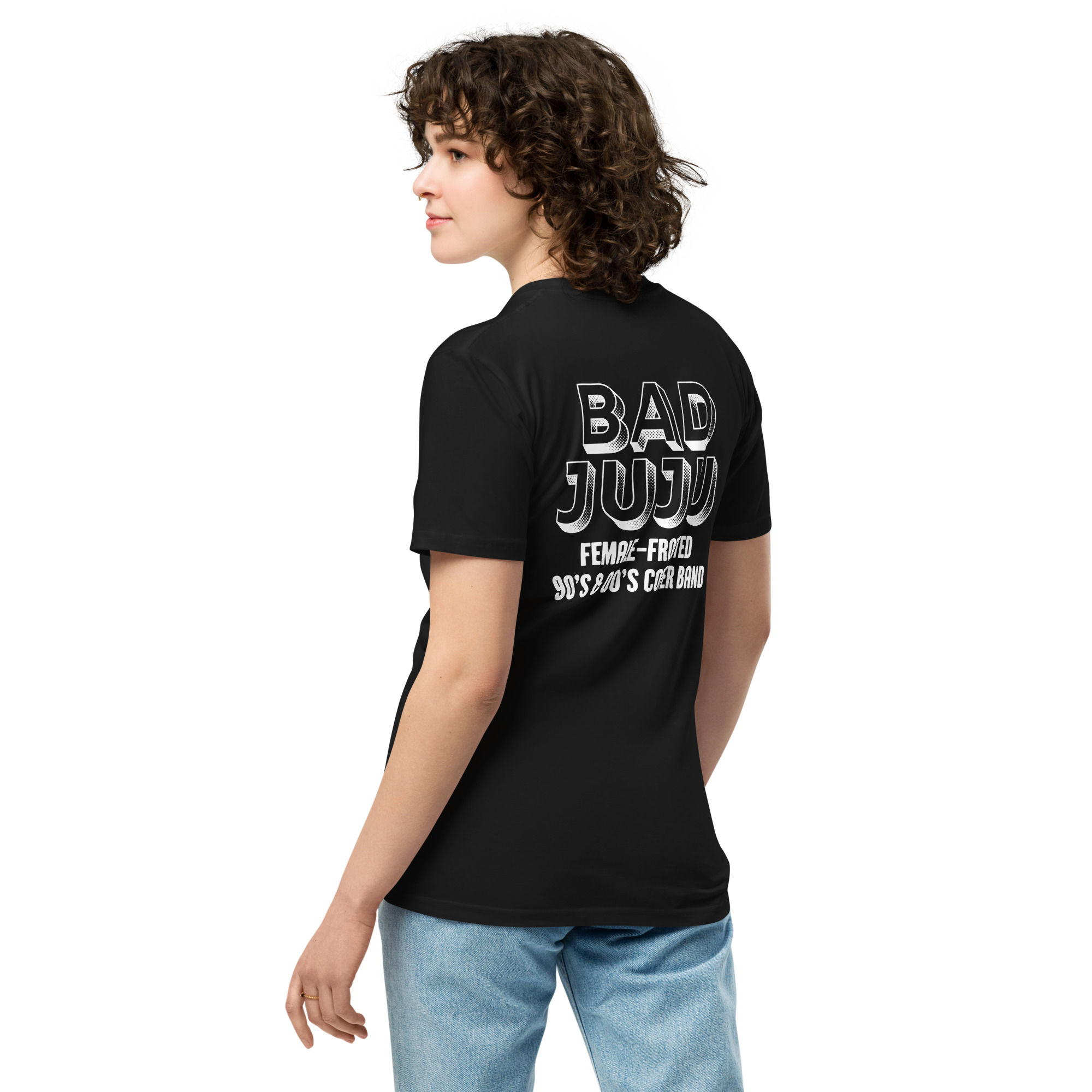 Bad JuJu Black & White Tee