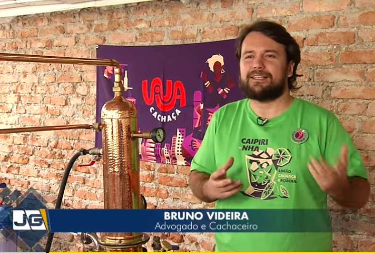 Cachaceiro Bruno Videira em entrevista para Jornal da Gazeta