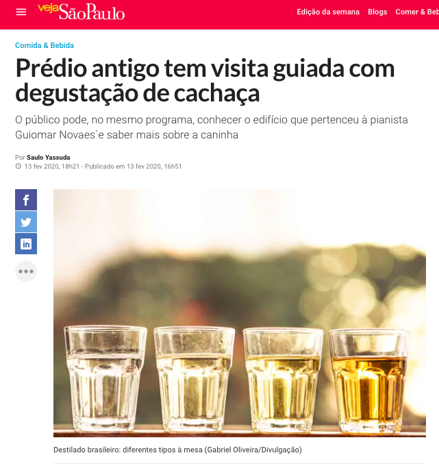 Viva Cachaça - Veja SP