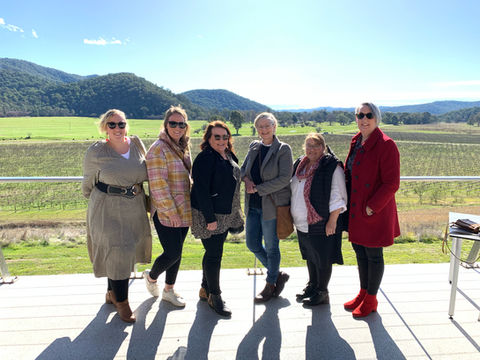 Lunch at Chrismont Wines.