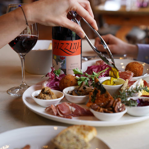 Pizzini Wines platter