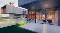 Vista Frontal Nocturna