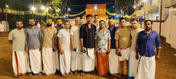 A click before the melam at Chathakudam Shri Dharmashastha Kshethra
