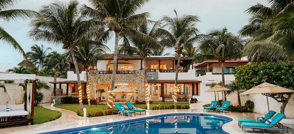 Puerto Morelos private villa for weddings and elopements
