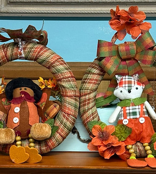 Handmade autumn wreaths by a Vendor Member