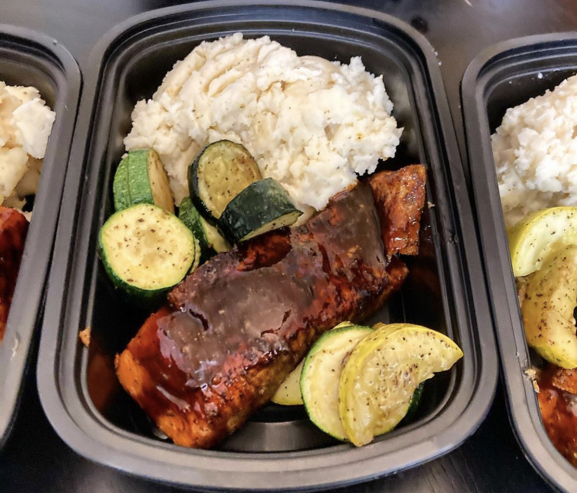 Arranged Food and Objects