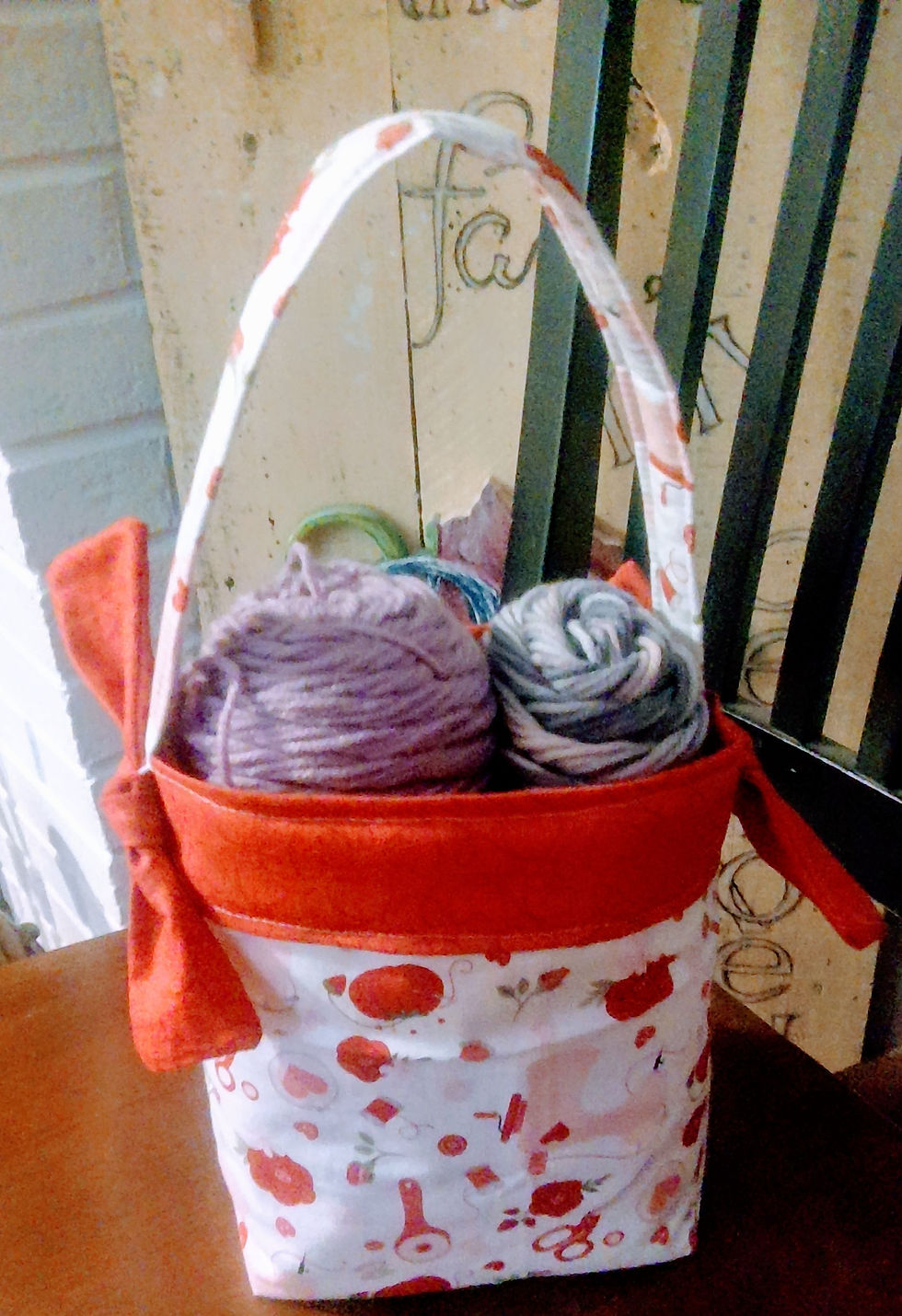 Thumbnail: Fabric bag basket