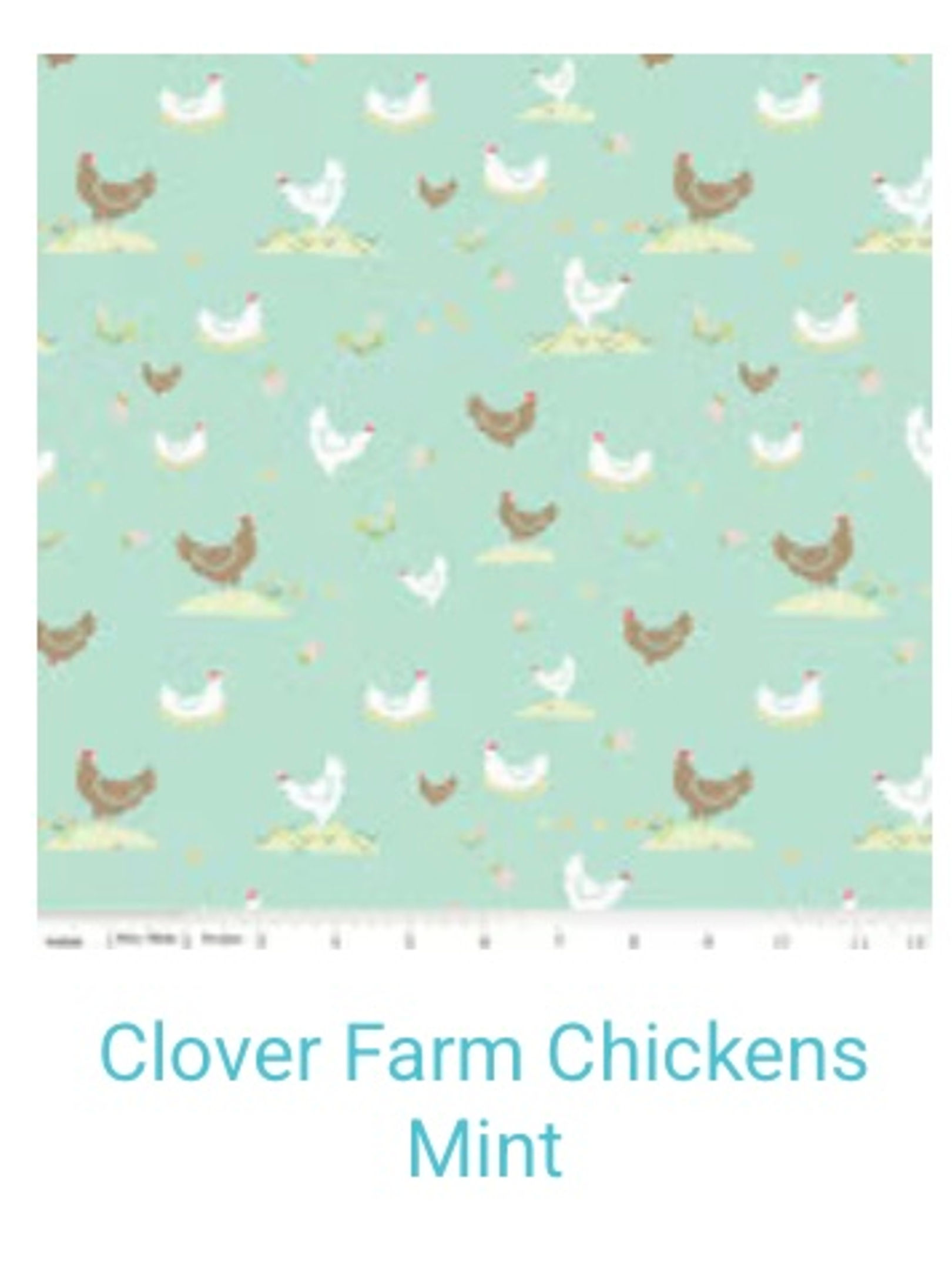 RBD-3005 Clover Farm Chickens Mint