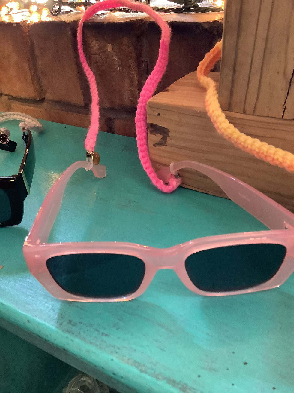 Thumbnail: 2MC - Smiley crochet sunglass lanyards