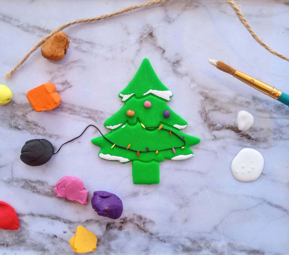 Clay ornament with Hannah’s Handmade