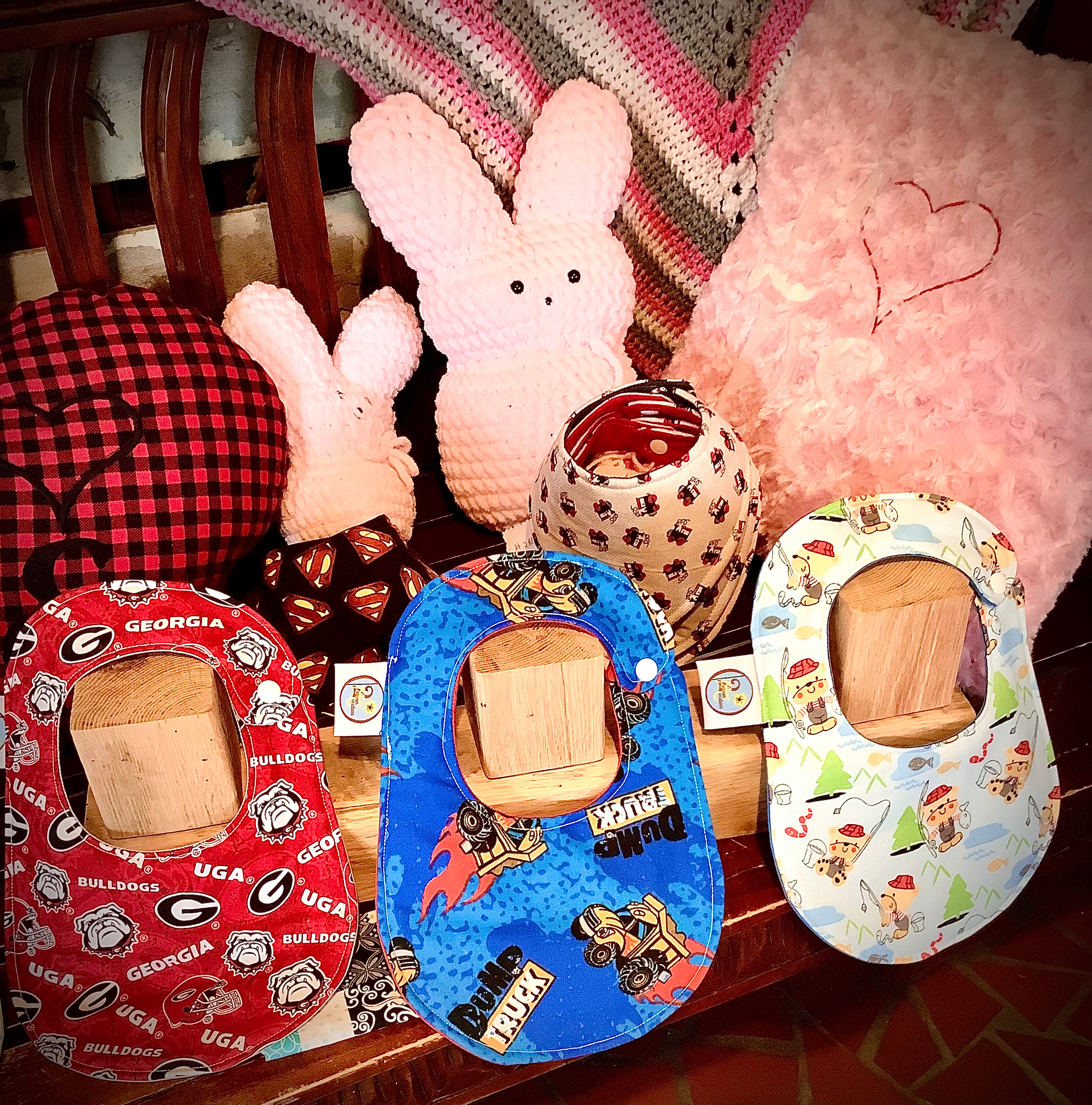 2MC - Baby bibs quilted