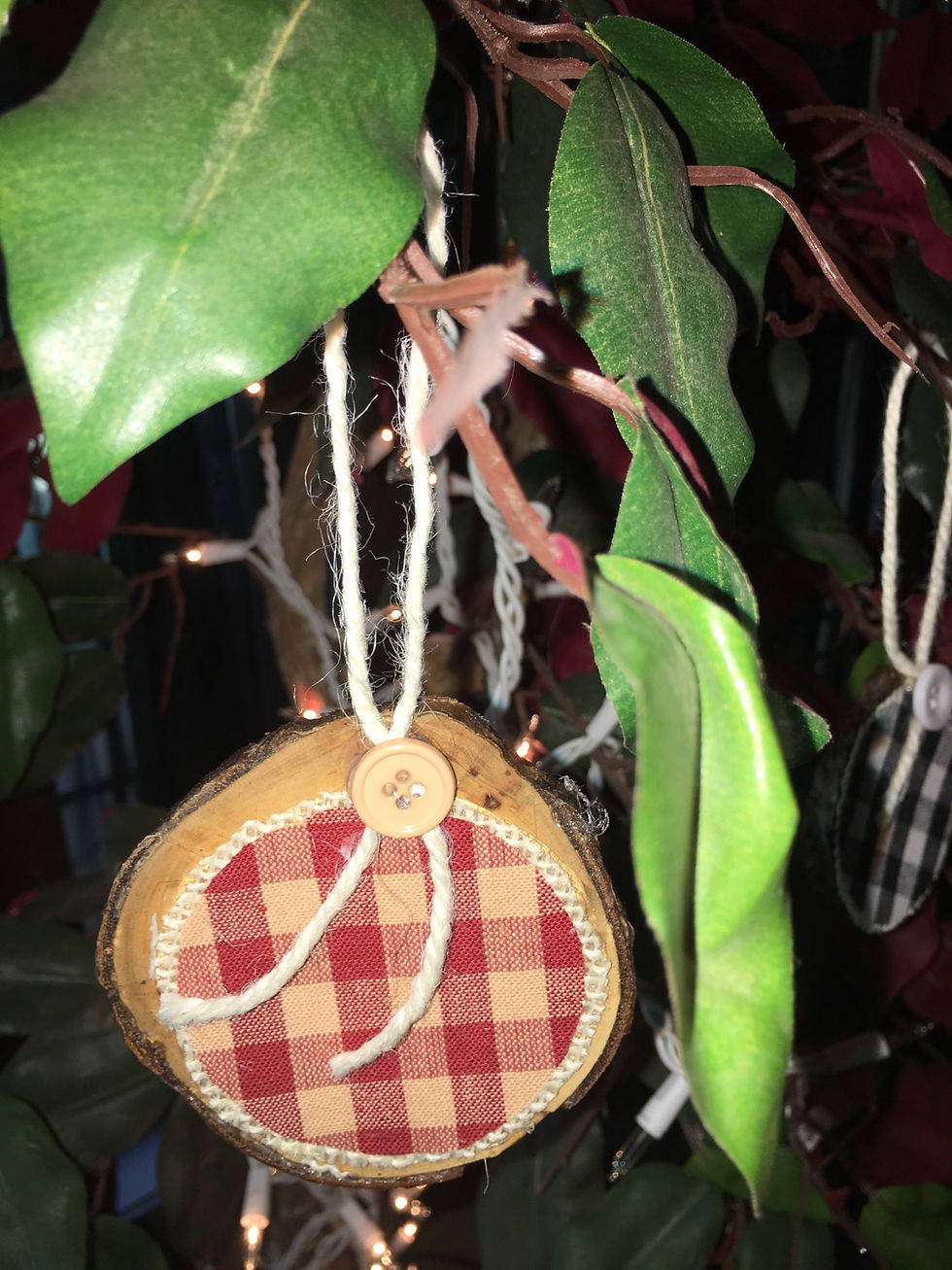 Thumbnail: Rustic wood ornaments