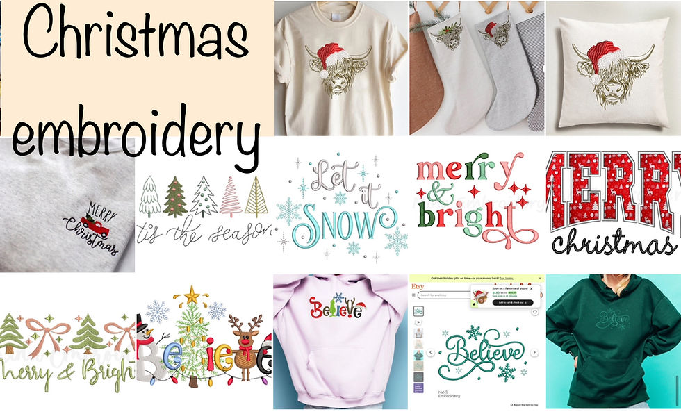 Thumbnail: 2MC - Christmas embroidered shirts