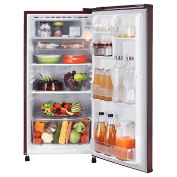 Thumbnail: LG 185 Litres 2 Star Direct Cool Single Door Refrigerator