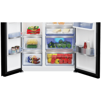 Thumbnail: Voltas Beko 634 Litres Frost Free ProSmart Inverter Side-by-Side Refrigerator