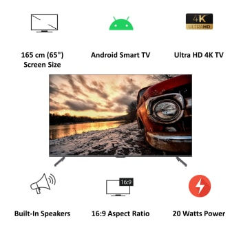 Thumbnail: Panasonic Viera 165cm (65 Inch) Ultra HD 4K LED Android Smart TV