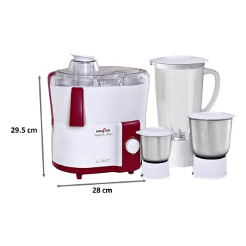 Kenstar Nutriv Plus 450 Watt Juicer Mixer Grinder (KJNUP45W2P