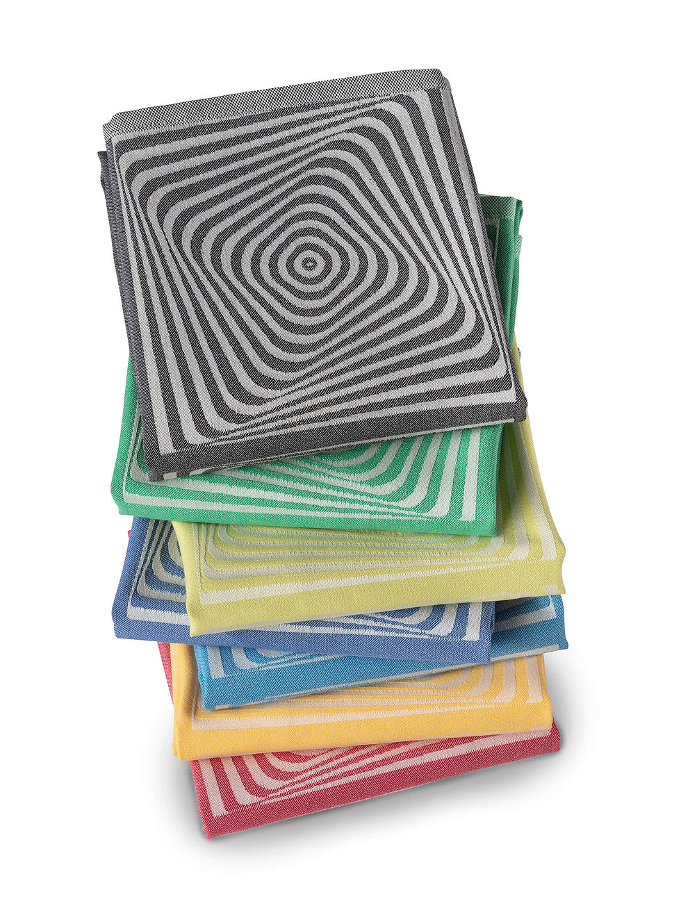 Miniaturbild: Stapel aller 3D-Geschirrtücher »Wirbel«