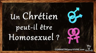 Un chrétien peut-il être homosexuel?