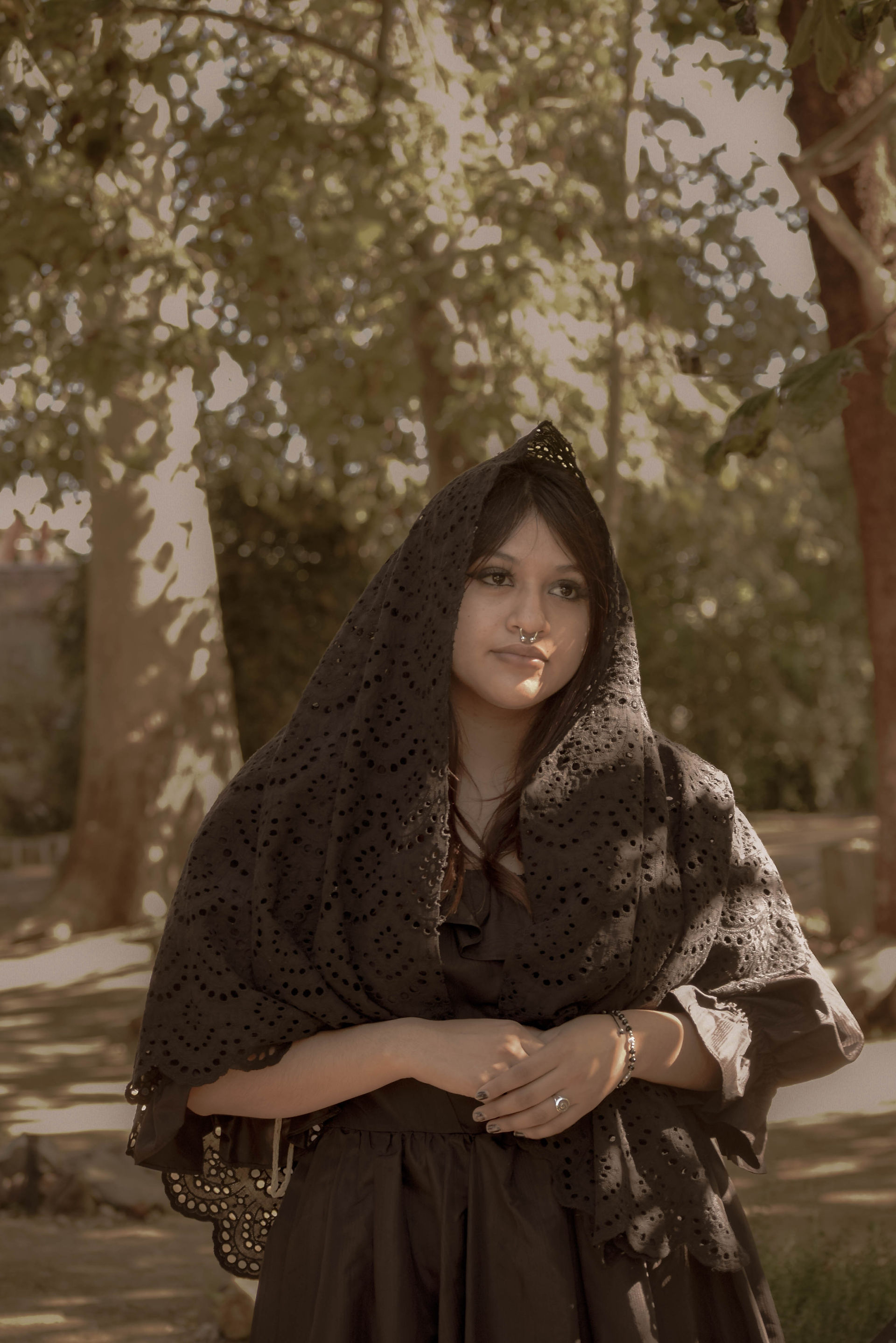 Zaira as a widow 