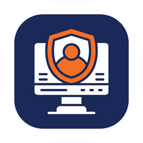 Data protection icon - backup recovery and business continuity