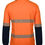 Thumbnail: JB's Hi Vis L/S Segmented tape polo