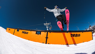 Skier doing Trick
