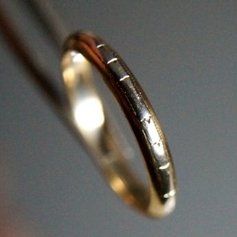 Thumbnail: 14KY-2TB-FAITH Ladies Vintage 2-Tone "FAITH" Ring