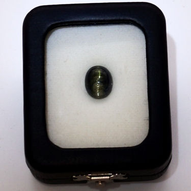 Thumbnail: TRM690CAT Green Cats-Eye Tourmaline