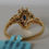 Thumbnail: 14KY050WSAPR Ladies AAA Blue Sapphire and Diamond Ring