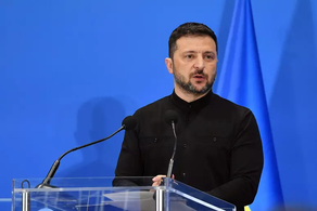 PRESIDENTI VOLODIMIR ZELENSKI DEKLAROI NË DITËN E SOVRANITETIT SE UKRAINASIT JANË KËTU DHE DO TË QËNDROJNË KËTU.