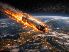 SOT NGA ORA 12:04 (E 7 ORË MË PAS) PRITET QË NJË COPË MBETURINË E NJË ANIJEJE KOZMIKE KINEZE (ME PESHË PREJ 11 TONËSH) TË BJERI DIKU NË OQEAN.