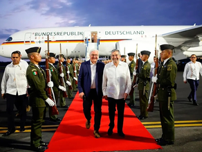 PRESIDENTI I REPUBLIKËS FEDERALE TË GJERMANISË FRANK-VALTËR SHTEINMEIËR (WALTER STEINMEIER) MBËRRITI NË SHTETET E BASHKUARA TË MEKSIKËS PËR VIZITË ZYRTARE.