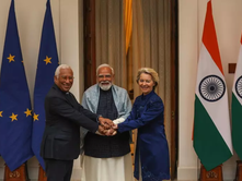 PRESIDENTJA E KOMISIONIT EVROPIAN URSULA VON DER LEIEN (LEYEN): BASHKIMI EVROPIAN DHE INDIA NËNSHKRUAN MARRËVESHJE TË TREGTISË SË LIRË KU PËRFSHIHEN 2 MILIARDË NJERËZ.
