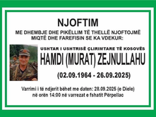 FSHATI PËRPELLAC; BESIANË (PODUJEVË) | ISH-USHTARI I UÇK-së HAMDI ZEJNULLAHU U GJET I VDEKUR; PO HETOHET PËR VRASJE; VETËVRASJE ME DASHJE OSE NGA PAKUJDESIA.