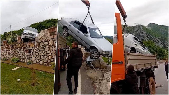 FSHATI FSHAT; KLOS | AKSIDENT AUTOMOBILISTIK NË FSHATIN FSHAT; DËME MATERIALE.