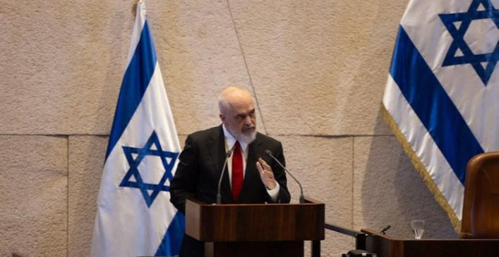 FJALA E PLOTË E KRYEMINISTRIT TË REPUBLIKËS SË SHQIPËRISË EDI RAMA E MBAJTUR NË PARLAMENTIN (KNESSET-in) E SHTETIT TË IZRAELIT.