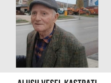 POLICIA E REPUBLIKËS SË KOSOVËS KËRKON NDIHMË NGA PUBLIKU PËR LOKALIZIMIN E ALUSH KASTRATIT (BANUES NË FSHATIN ZATRIQ TË RAHOVECIT); PERSON I ZHDUKUR.