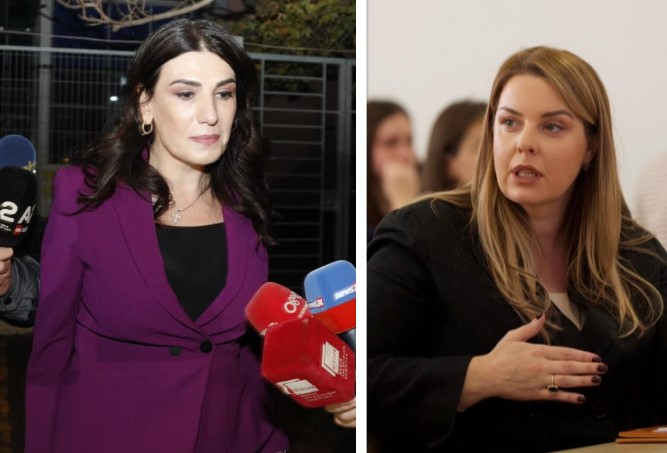 Znj. Mirilinda Karçanaj dhe znj. Hava Delibashi