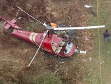 XHERSI I RI; AMERIKË | PËRPLASJE HELIKOPTERËSH; NJË PILOT I VDEKUR; NJË PILOT I PLAGOSUR.