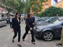 TIRANË | ISH-DREJTORESHA E AGJENCISË KOMBËTARE TË SHOQËRISË SË INFORMACIONIT MIRLINDA KARÇANAJ U PARAQIT NË PROKURORINË E POSAÇME KUNDËR KORRUPSIONIT DHE KRIMIT TË ORGANIZUAR.