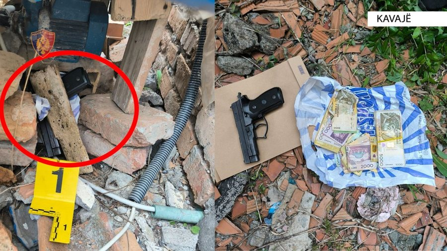 Arma e zjarrit e përdorur nga dorasi.
