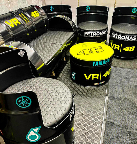Two Seater Oil Drum Sofa | Custom Oil Drums